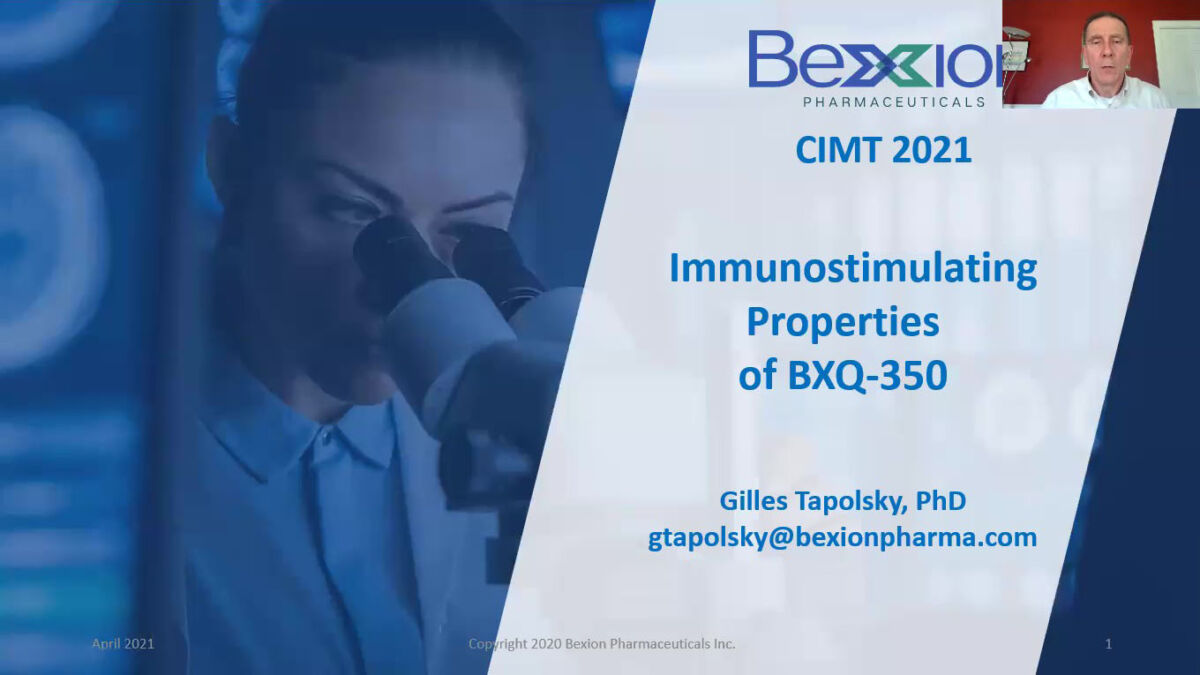 Immunostimulating Properties of BXQ-350